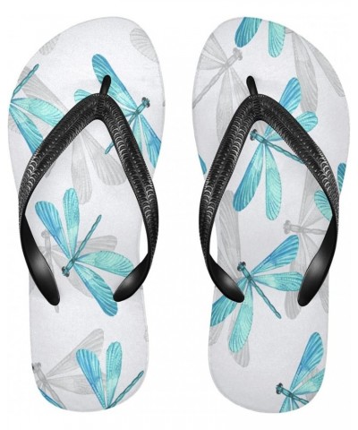 Blue Dragonfly Womens Flip Flops Summer Beach Sandals Casual Thong Slippers Comfortable Shower Slippers Non Slip Water Sandal...