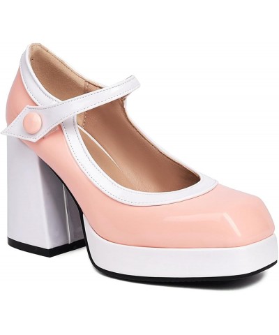 Women Pumps Yellow Apricot Patent Leather Dress Shoes Pink Purple Glossy Sandals White Black Red Platform Sandals High Heel S...