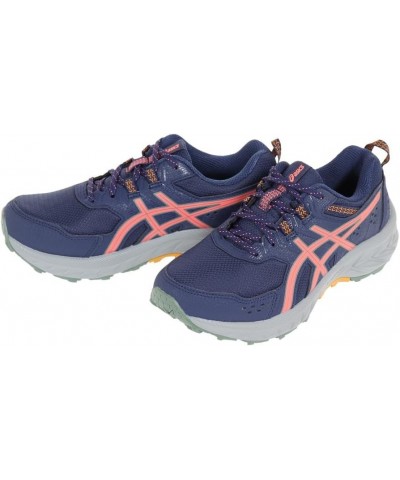 Women's Sneakers Walking with Zipper 400 (Indigo Blue/Papaya) $33.28 Athletic Shoes