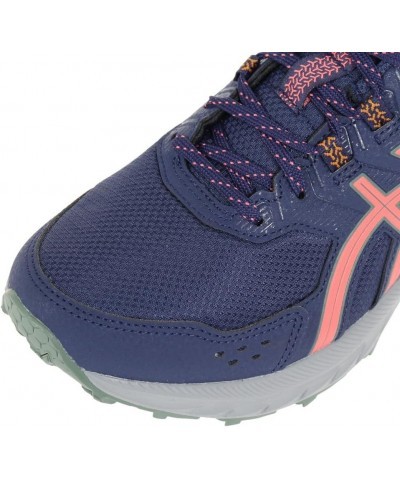 Women's Sneakers Walking with Zipper 400 (Indigo Blue/Papaya) $33.28 Athletic Shoes