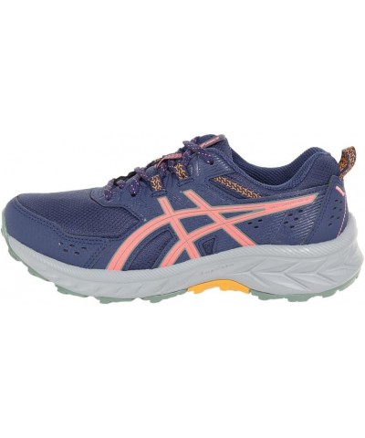 Women's Sneakers Walking with Zipper 400 (Indigo Blue/Papaya) $33.28 Athletic Shoes