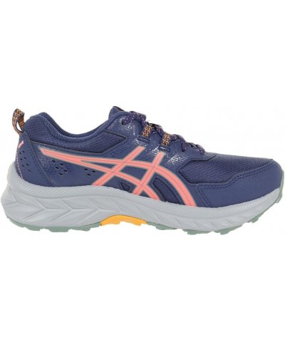 Women's Sneakers Walking with Zipper 400 (Indigo Blue/Papaya) $33.28 Athletic Shoes