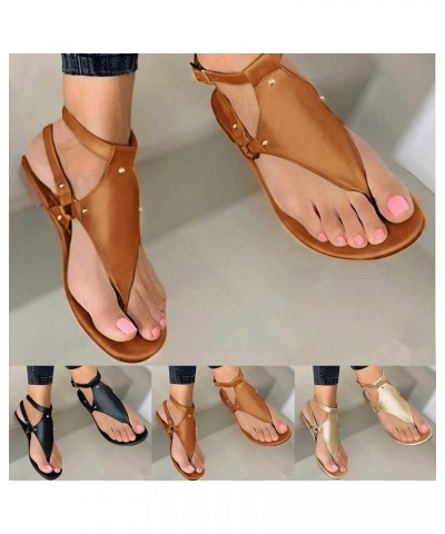 Sandals for Women Dressy Summer,Open Toe Slippers Flip Flops Comfortable Walking Buckle Strap Sandals Platform Shoes Black Li...