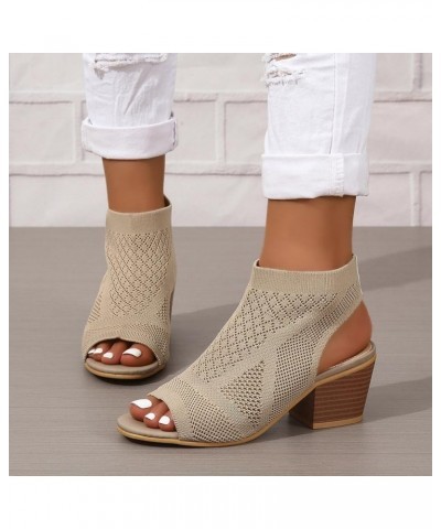 Women Flat Mules Sandals Plantar Fasciitis Thick Sole Summer Ankle Strap Buckle Beach Dressy Thong Buckle Sandals 98-ixpyn-kh...