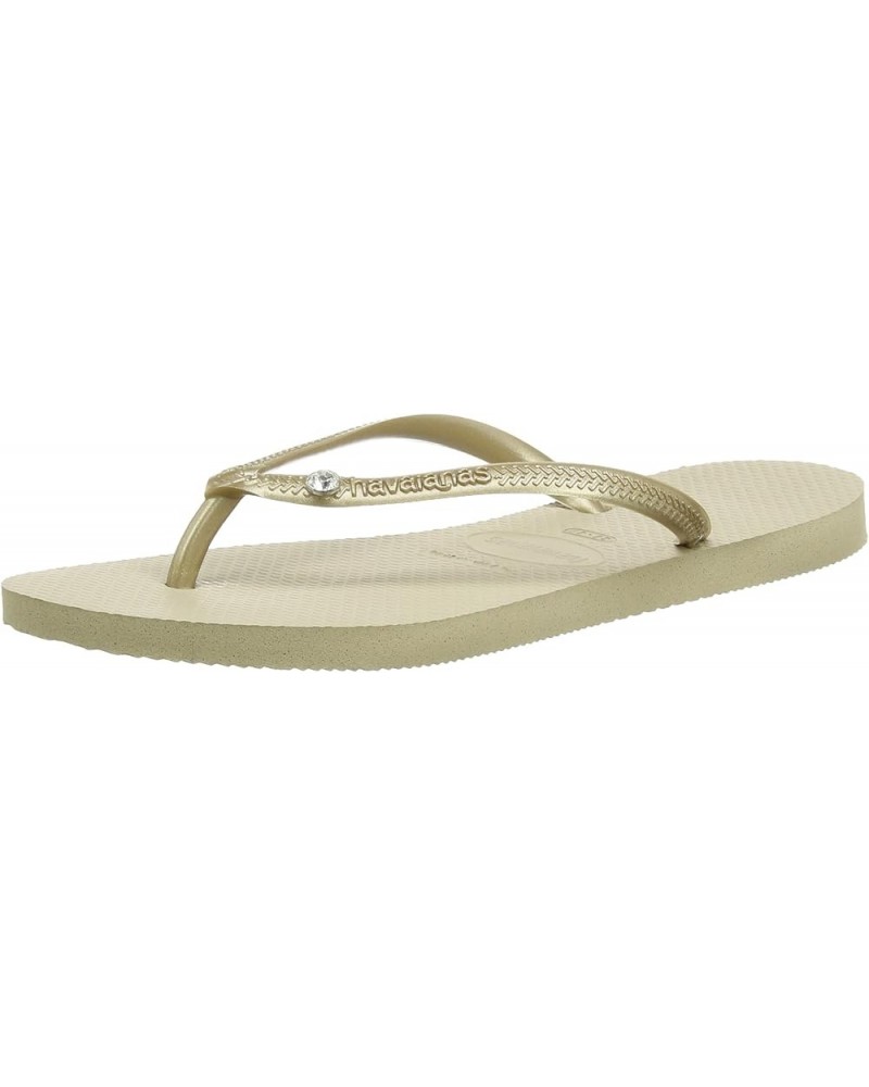 Women's Flip Flop Sandals Gold (Gold 0154) $8.80 Slippers