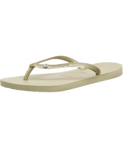 Women's Flip Flop Sandals Gold (Gold 0154) $8.80 Slippers