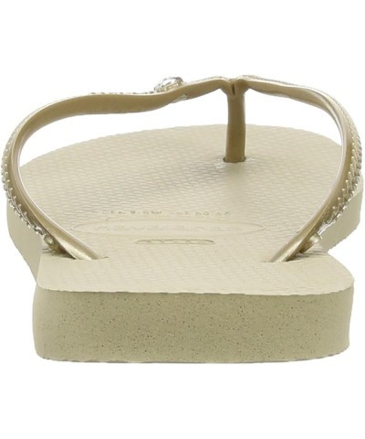 Women's Flip Flop Sandals Gold (Gold 0154) $8.80 Slippers