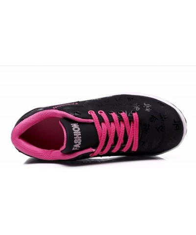 Womens Breathable Walking Shoes Sports Running Sneakers 1-black $16.32 Fashion Sneakers