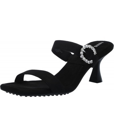 Women's Josie Heeled Sandal Black Suede $24.73 Sandals