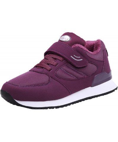 Women's Walking Shoes Slip-on Mesh Casual Running Jogging Shoes Sock Sneakers Christmas Women Walking Trainers Z 02-purple $2...