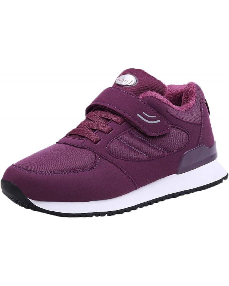 Women's Walking Shoes Slip-on Mesh Casual Running Jogging Shoes Sock Sneakers Christmas Women Walking Trainers Z 02-purple $2...