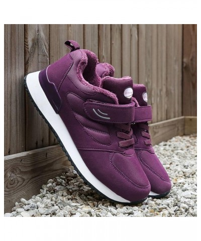 Women's Walking Shoes Slip-on Mesh Casual Running Jogging Shoes Sock Sneakers Christmas Women Walking Trainers Z 02-purple $2...