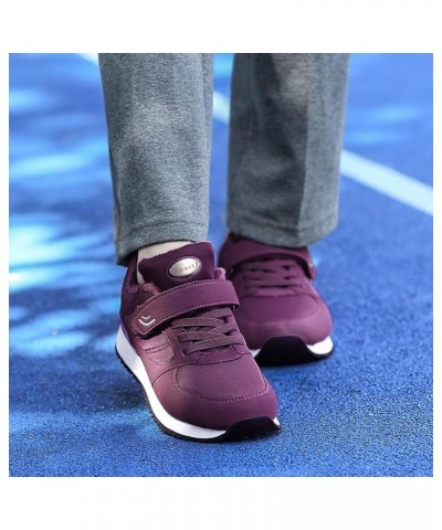 Women's Walking Shoes Slip-on Mesh Casual Running Jogging Shoes Sock Sneakers Christmas Women Walking Trainers Z 02-purple $2...