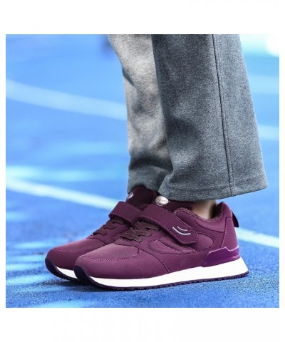 Women's Walking Shoes Slip-on Mesh Casual Running Jogging Shoes Sock Sneakers Christmas Women Walking Trainers Z 02-purple $2...