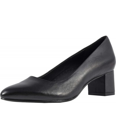 Kari Black Soft Nappa Leather 7.5 WW (EE) $41.98 Pumps