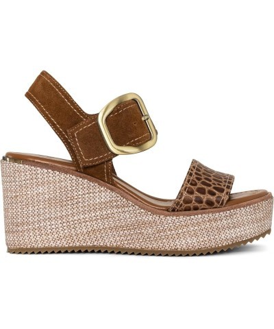 Women's Wedge Sandal Saddle $41.50 Sandals