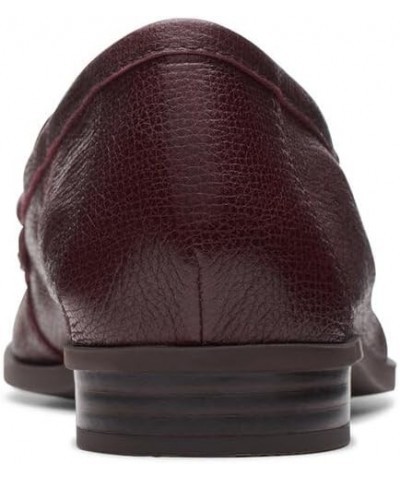 Womens Sarafyna Iris Burgundy Leather $23.00 Loafers & Slip-Ons