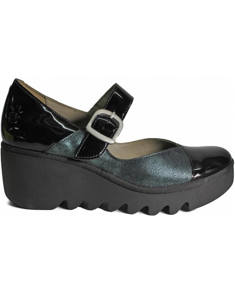 Women's Wedges Pump Black/Green $56.50 Flats