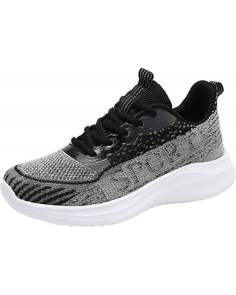 Womens Athletic Gym Mesh Shoes Breathable Workout Lightweight Sneakers Lightweight Walking Shoes Ao4-grey $21.59 Athletic Shoes