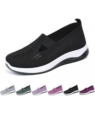 2024 New Woven Breathable Soft Sole Shoes,Orthopedic Sneakers for Women,Lightweight and Comfortable Non Slip Shoes Black $11....