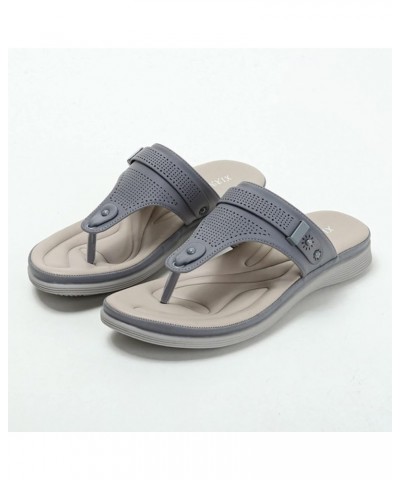 Womens Flat Sandals Golf Sandals Summer Sandals Cute Sandals Water Sandals Yoga Sandals Comfy Sandals Grey $14.24 Sandals