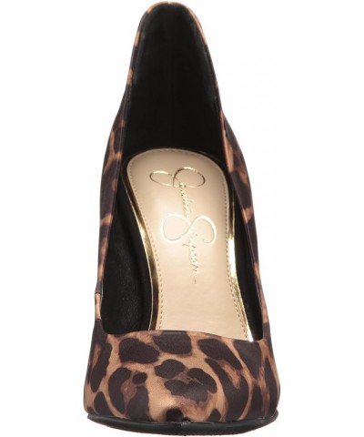 Women's Cambredge Pointed Toe Pump Natural Leopard Print $27.43 Pumps