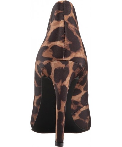 Women's Cambredge Pointed Toe Pump Natural Leopard Print $27.43 Pumps