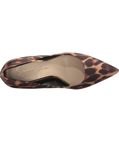 Women's Cambredge Pointed Toe Pump Natural Leopard Print $27.43 Pumps