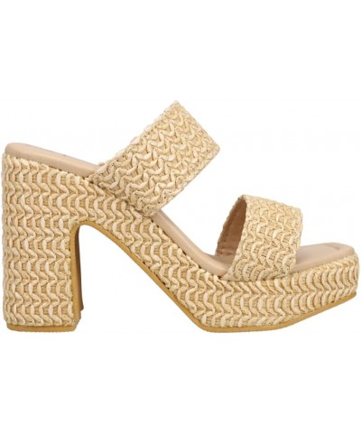 Women's GEM Flatform Heels (Natural, us_Footwear_Size_System, Adult, Women, Numeric, Medium, Numeric_8) $33.12 Sandals