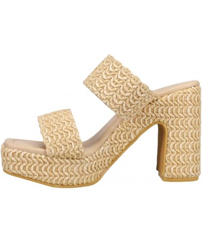 Women's GEM Flatform Heels (Natural, us_Footwear_Size_System, Adult, Women, Numeric, Medium, Numeric_8) $33.12 Sandals