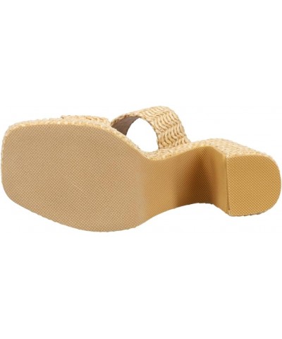 Women's GEM Flatform Heels (Natural, us_Footwear_Size_System, Adult, Women, Numeric, Medium, Numeric_8) $33.12 Sandals