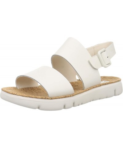 Women's Slingback Flat Sandal Off-white, (T94) $30.97 Sandals