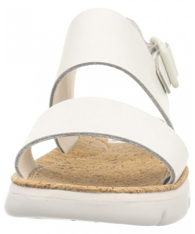 Women's Slingback Flat Sandal Off-white, (T94) $30.97 Sandals