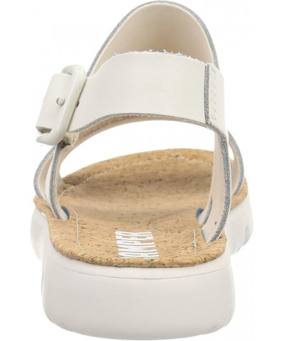 Women's Slingback Flat Sandal Off-white, (T94) $30.97 Sandals