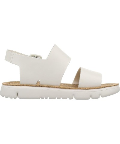 Women's Slingback Flat Sandal Off-white, (T94) $30.97 Sandals