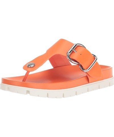 Womens Ivas Flat Sandal Orange 800 $20.77 Sandals