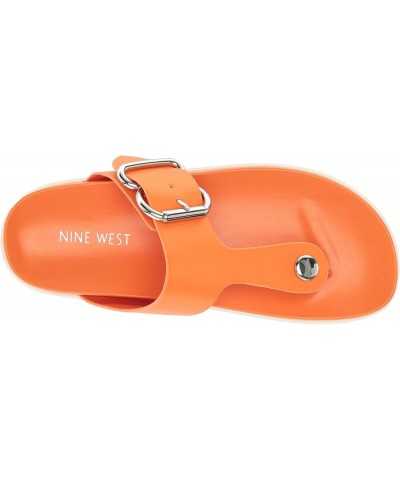 Womens Ivas Flat Sandal Orange 800 $20.77 Sandals