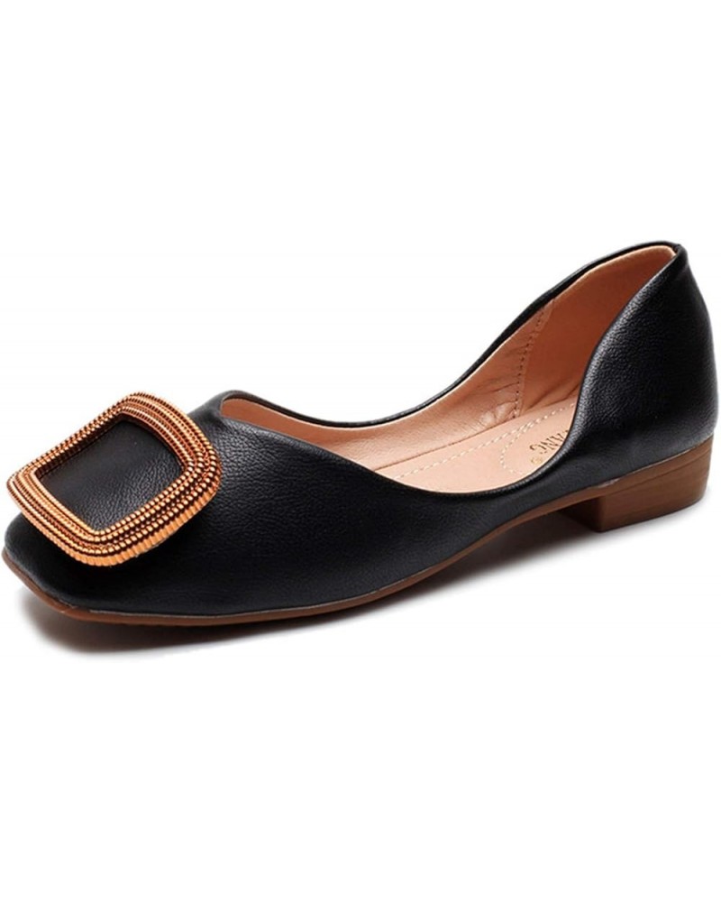 Women Flats Shoe, Dolly Shoes Outdoor/Indoor Holiday Activities Such As Work, Office, Parties, Walks, Travel,Green,43 40 Blac...