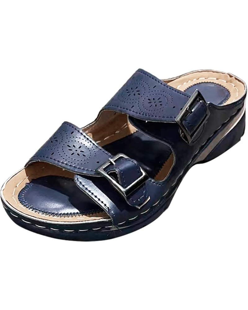 Slide Sandals Women Comfort Orthopedic Sandal Slides Sandals for Wide Feet Women High Arch Sandals Women Comfort Sandals Wome...