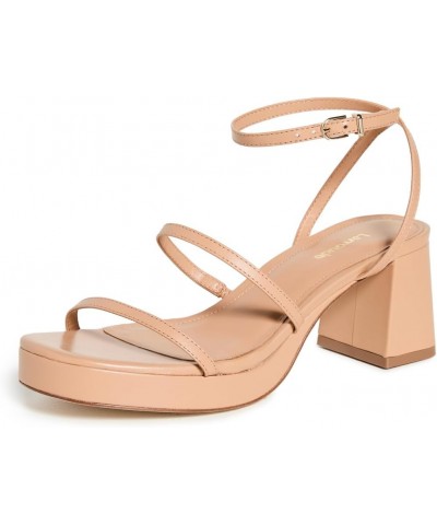 Larroude Women's Gio Sandals Tan $58.20 Sandals