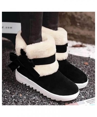 Waterproof Snow Boots for Women Walking Ankle Snow Boots for Women Size 12 Furry Winter Boots for Women Winter Boot Women Fur...