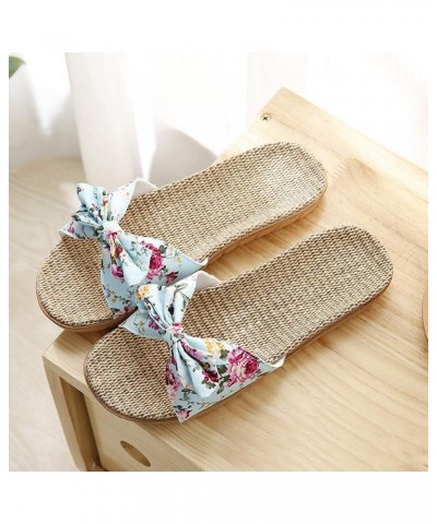 Flip Flops For Women Beach Slides Memory Foam Slippers For Women Black Platform Sandals Women Flats For Women 10-sky Blue $11...