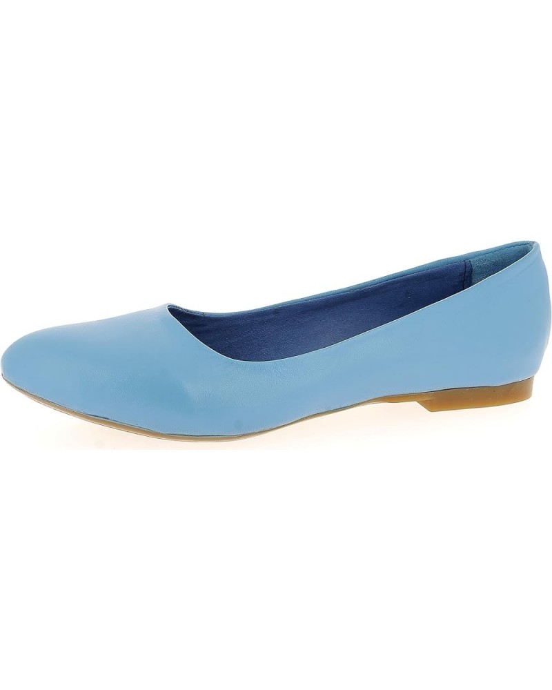 Women's Ballet Flats Blue Azur 433 $76.35 Flats