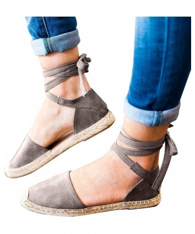 Strappy Sandals Low Heel Sandals Women Sandal For Women Sandals For Strappy Wedge Sandals Women Platform Womens Grey-6 $12.73...