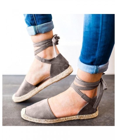 Strappy Sandals Low Heel Sandals Women Sandal For Women Sandals For Strappy Wedge Sandals Women Platform Womens Grey-6 $12.73...