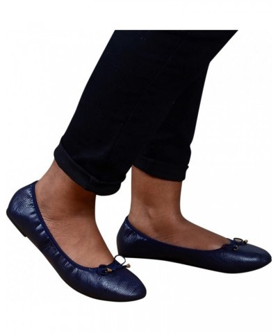 Business Casual Shoes for Women, Pumps Shoes Women, Chunky Heels for Women Slip on Shoes Women Flat Leather Loafer Casual Com...