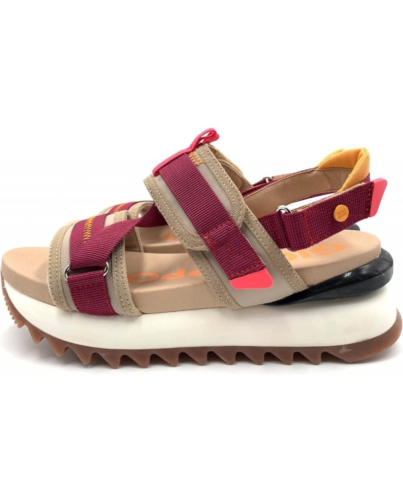 women's Ankle-strap Sandal Beige $28.20 Outdoor Shoes