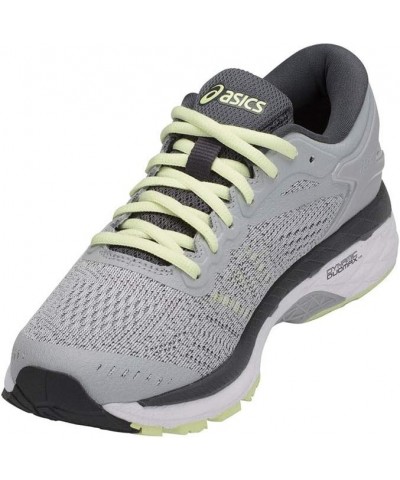 Women's GEL-Kayano 24 Running Shoes Glacier Grey/White/Carbon $45.49 Athletic Shoes