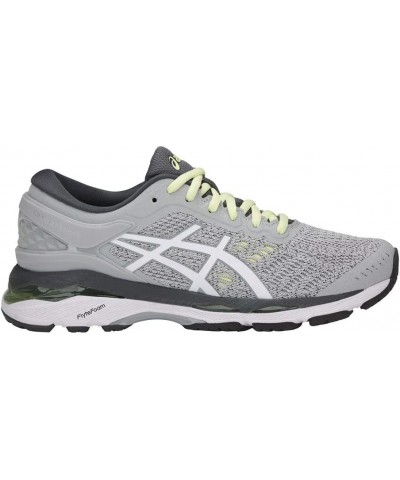 Women's GEL-Kayano 24 Running Shoes Glacier Grey/White/Carbon $45.49 Athletic Shoes