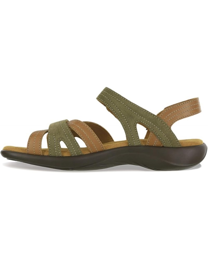 Pier Leather Sandals for Women – Genuine Leather Upper – Padded Insole – Adjustable Hook-and-Loop Closure Desert Sage $43.50 ...